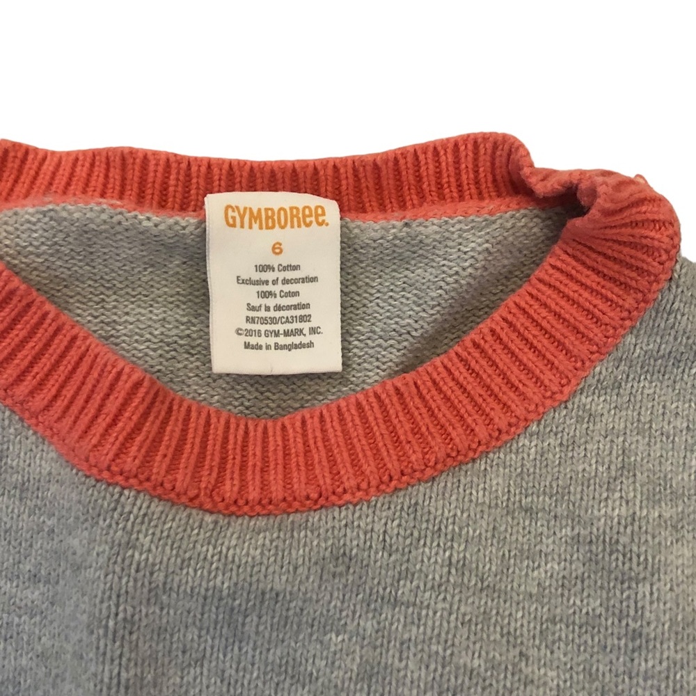 Gymboree Gray Striped Kitty Dress size 6 - Picture 8 of 8